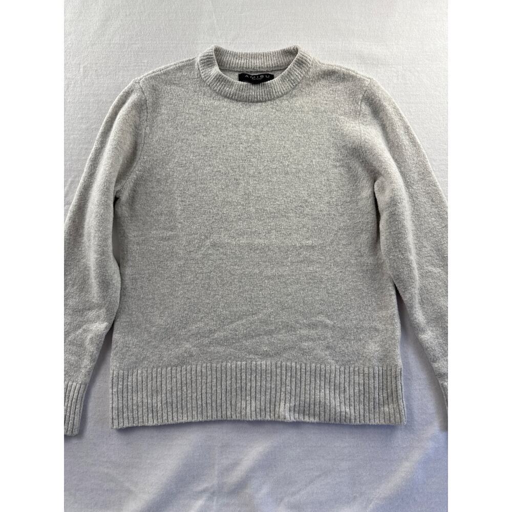Women’s Amisu Pale Blue Crew Neck Pullover Sweater Sz S
